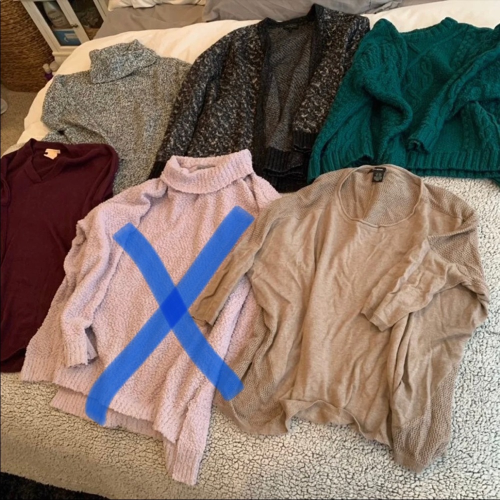 HUGE BUNDLE 4 sweaters and Rag & Bone cardigan